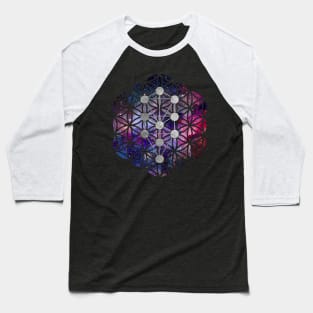 Kabbalah The Tree of Life on flower of life Baseball T-Shirt